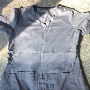 Grey scrub top and bottoms. Grey’s Anatomy. XS